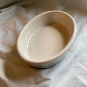 HALL OVAL BAKER 570 3/4 Stoneware RAMEKINS Dish Mini Dish Bowl